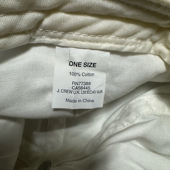 J. CREW HAT - white and black hat - Picture 6 of 7